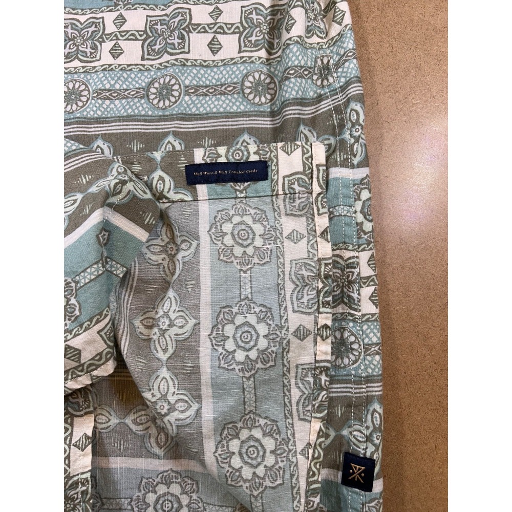 Roark The Artifacts Of Adventure Darna Short Sleeve Button Up Shirt Men's Large - Picture 4 of 14